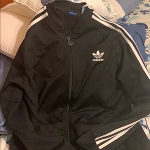 Adidas black zipper jacket